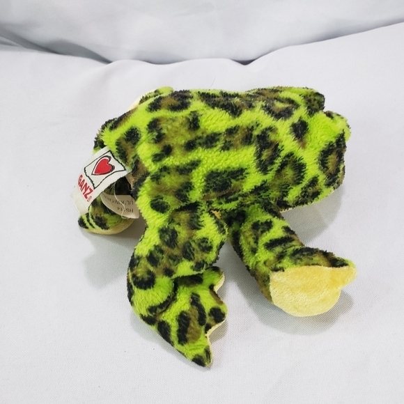 Ganz Webkinz Lil Kinz Bullfrog Plush Beanbag Stuffed Toy HS114 No Code 6.5 Inch - Picture 3 of 7
